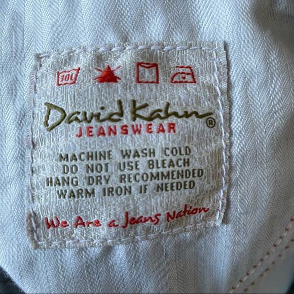 David Kahn Lauren Jeans Straight Leg High Rise Medium Wash Made in USA 6 EUC - Picture 4 of 11